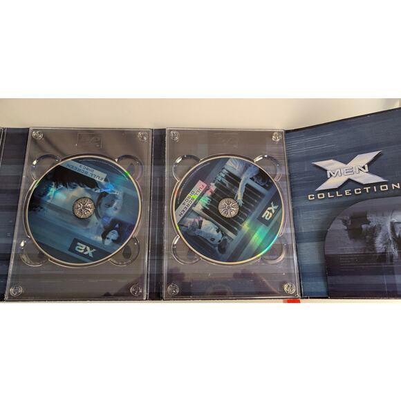 X-Men Collection Feature 4-DVD Set 2003 Marvel Hugh Jackman X2 Extras Movie - Picture 7 of 8